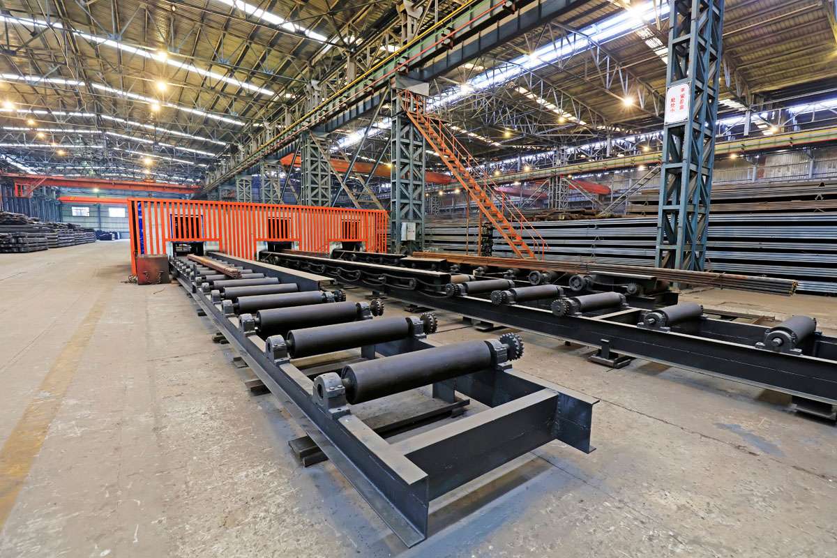 Production line of marine materials manufacturing